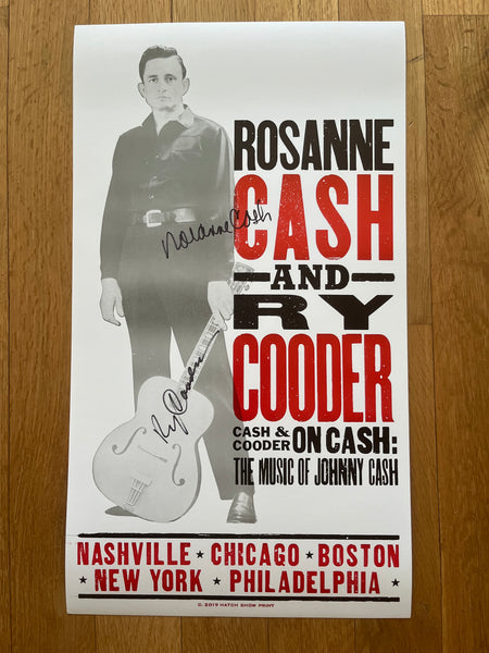 Ltd Ed. Hatch Show Print Poster, signed by Rosanne & Ry. – Rosanne